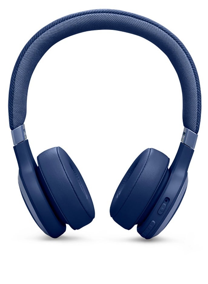 JBL Live 670 Wireless Over Ear Noise Cancelling Headphones | Blue JBL Live 670 Wireless Over Ear Noise Cancelling Headphones | Blue